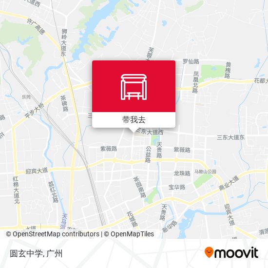 圆玄中学地图