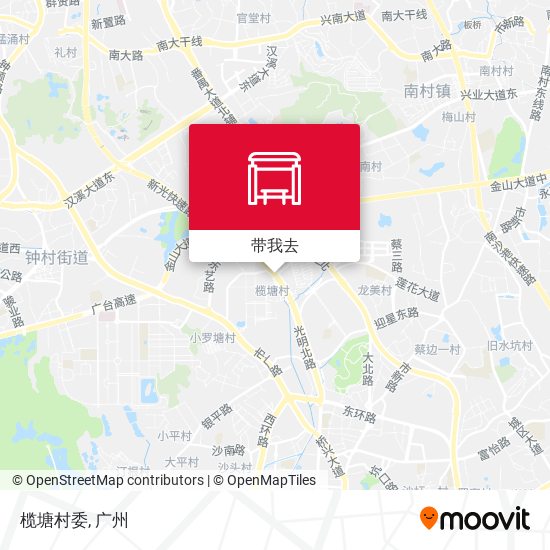 榄塘村委地图