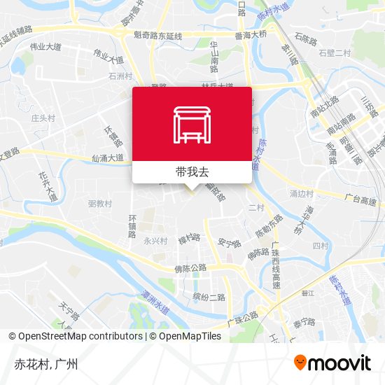 赤花村地图