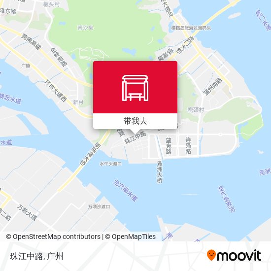 珠江中路地图