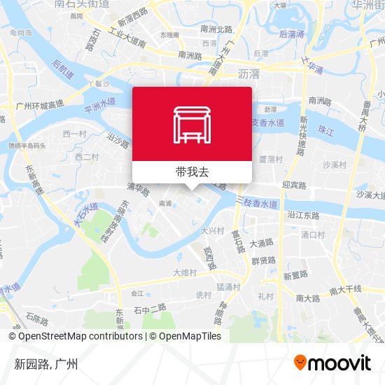 新园路地图