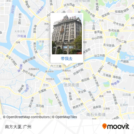南方大厦地图
