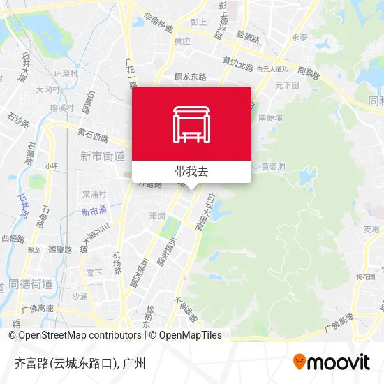 齐富路(云城东路口)地图