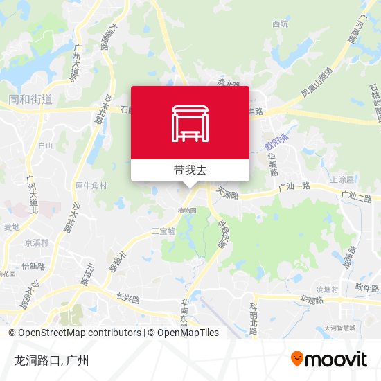 龙洞路口地图