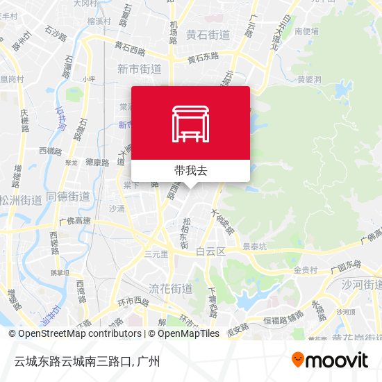 云城东路云城南三路口地图