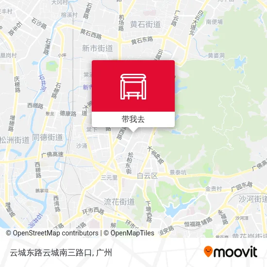 云城东路云城南三路口地图