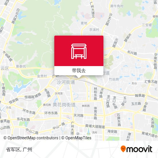 省军区地图