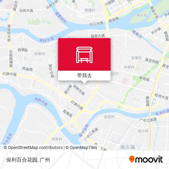 保利百合花园地图