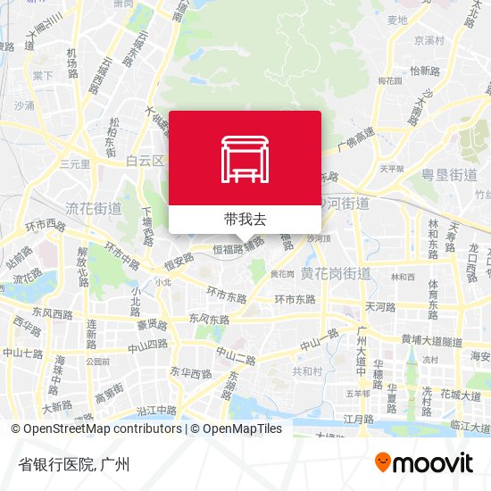 省银行医院地图