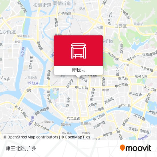 康王北路地图