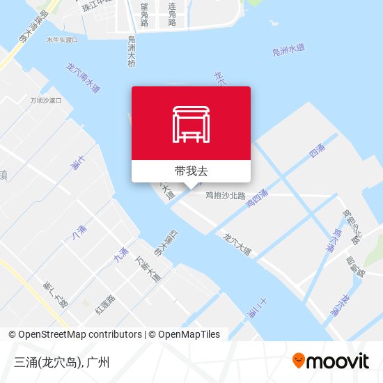三涌(龙穴岛)地图