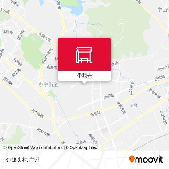 钟陂头村地图