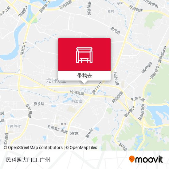 民科园大门口地图