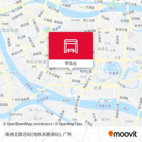 南洲北路总站(地铁东晓南站)地图