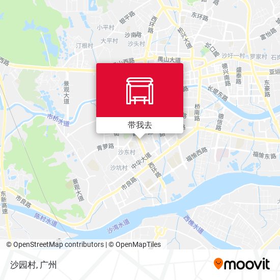 沙园村地图