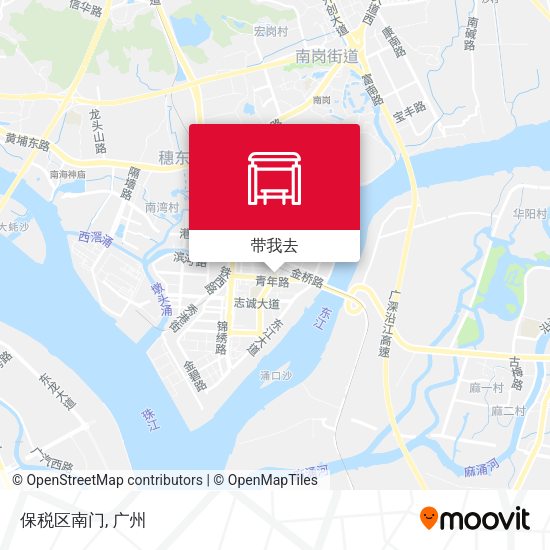 保税区南门地图