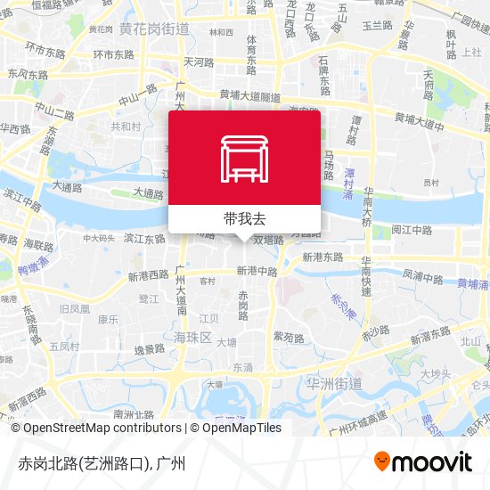 赤岗北路(艺洲路口)地图