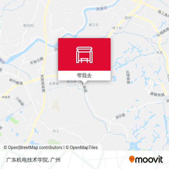广东机电技术学院地图