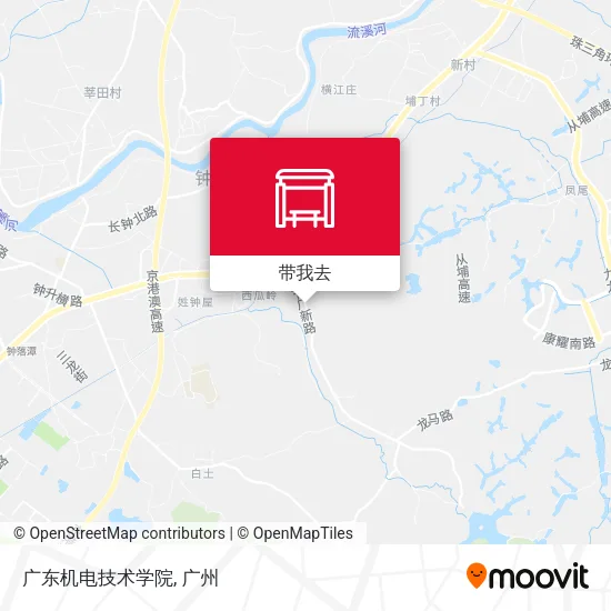 广东机电技术学院地图