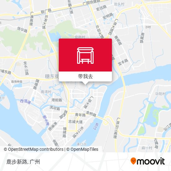 鹿步新路地图
