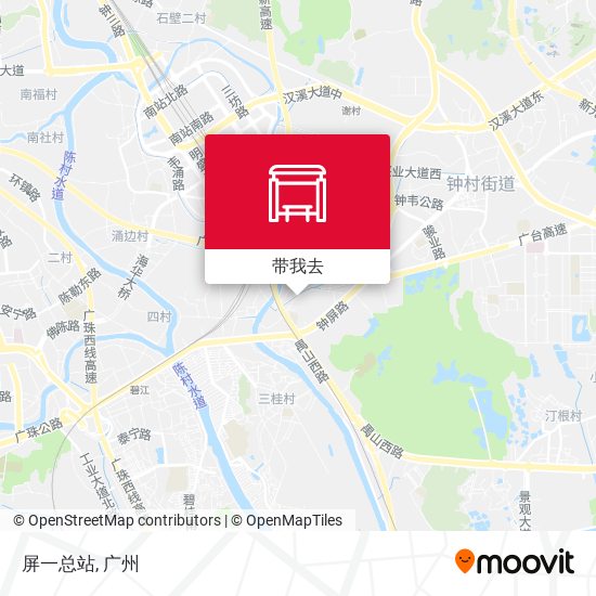 屏一总站地图