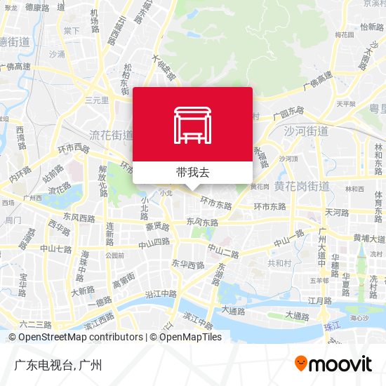广东电视台地图