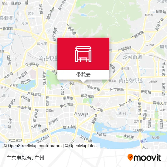 广东电视台地图