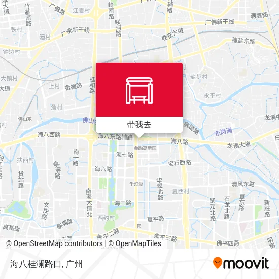 海八桂澜路口地图