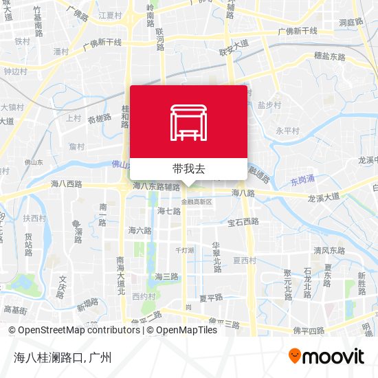 海八桂澜路口地图