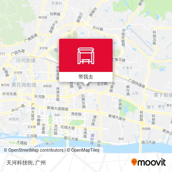 天河科技街地图