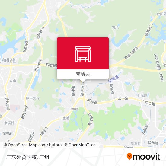 广东外贸学校地图