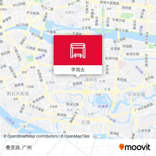 叠景路地图