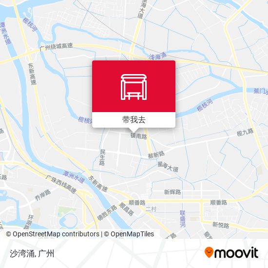 沙湾涌地图