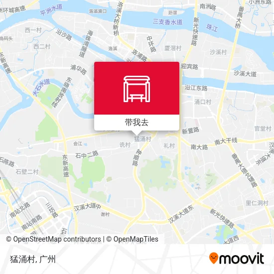 猛涌村地图