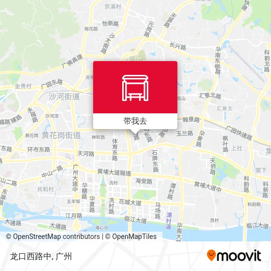 龙口西路中地图