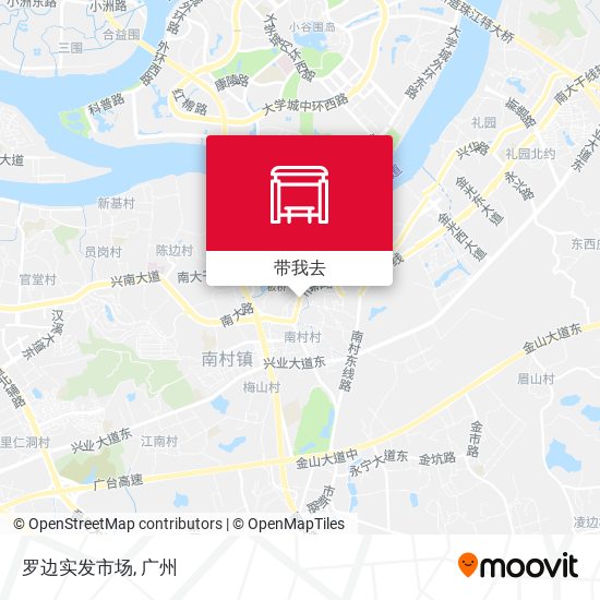 罗边实发市场地图
