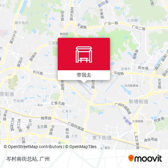 岑村南街总站地图