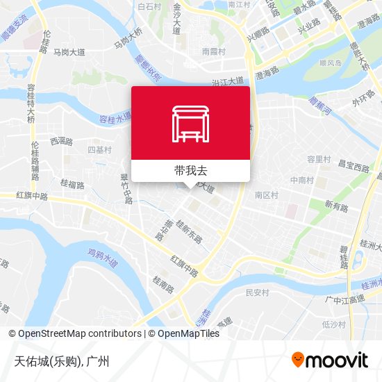 天佑城(乐购)地图