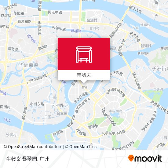 生物岛叠翠园地图