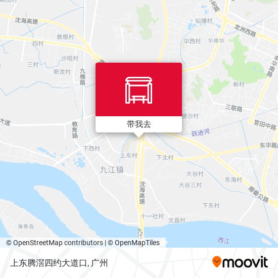 上东腾滘四约大道口地图