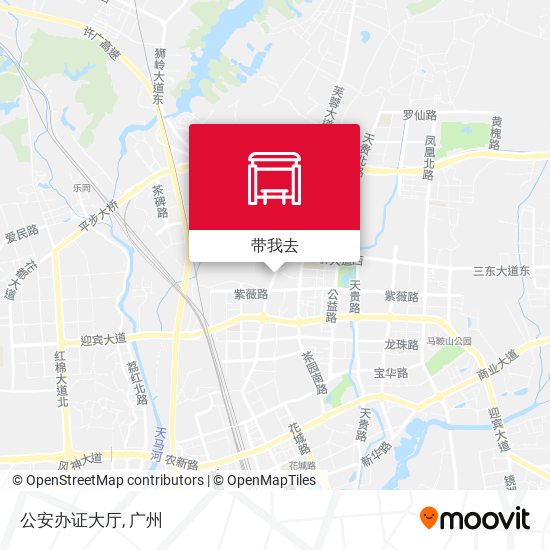 公安办证大厅地图