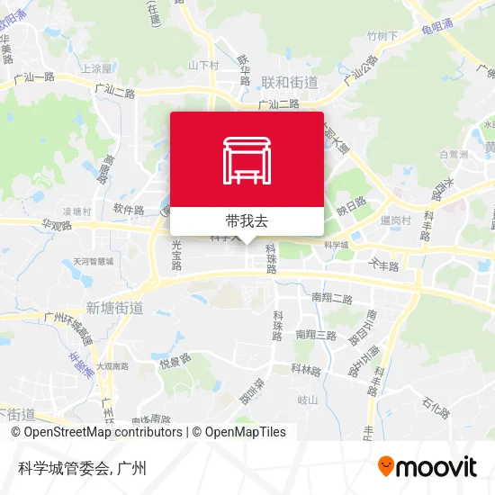 科学城管委会地图