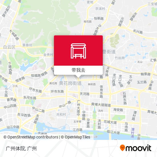 广州体院地图