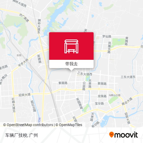 车辆厂技校地图