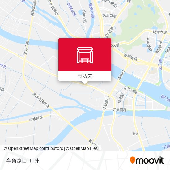 亭角路口地图