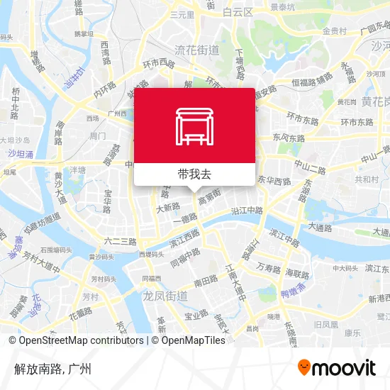 解放南路地图