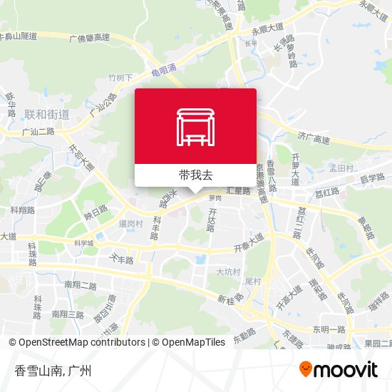 香雪山南地图