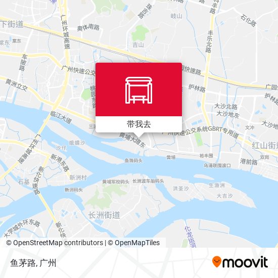鱼茅路地图