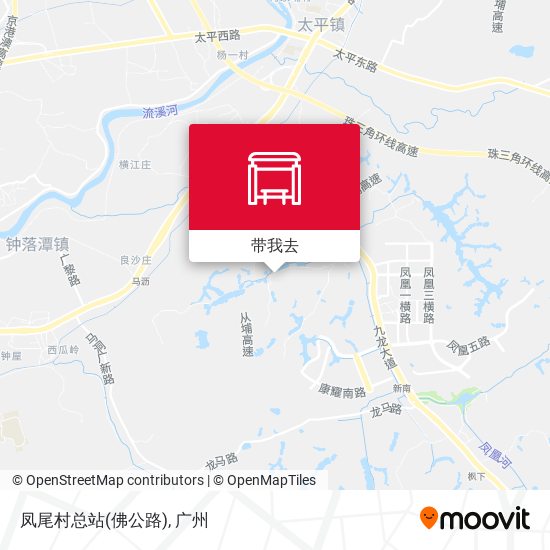 凤尾村总站(佛公路)地图