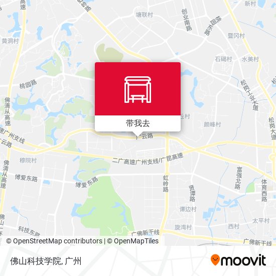 佛山科技学院地图